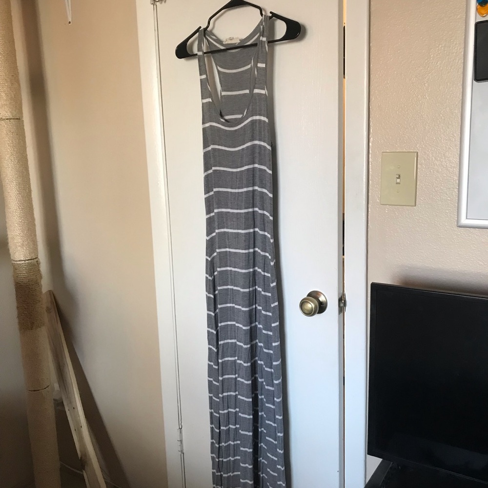 Women’s racer back maxi dress- S